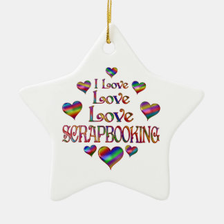 Liebe Scrapbooking Keramik Ornament