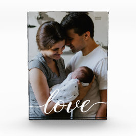 Liebe Script Personalisiert Family Foto
