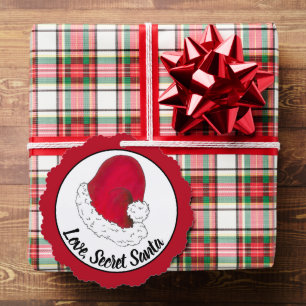 Liebe, Secret Santa Claus frohe Weihnachten Weihna Ornament Karte