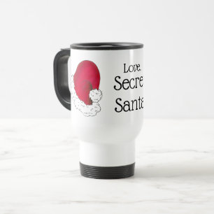 Liebe, Secret Santa Claus frohe Weihnachten Weihna Reisebecher