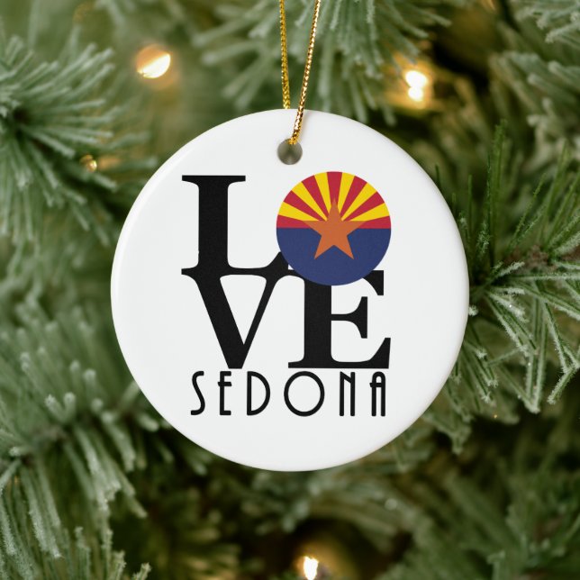 LIEBE Sedona Keramik Ornament (Baum)
