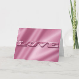 Liebe Seide Rosa Textur. Feiertagskarte