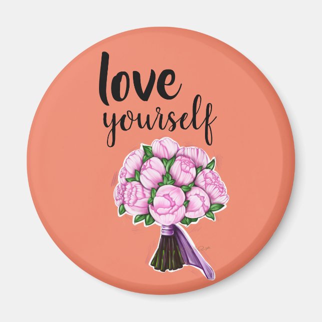 Liebe selbst Holz Flash-Laufwerk Laptop-Ärmel Ball Magnet (Vorne)