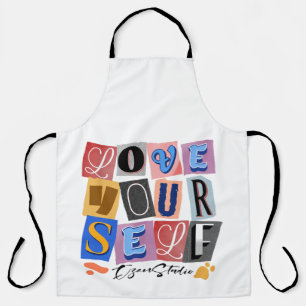 Liebe selbst - Modern Design stärken Schürze