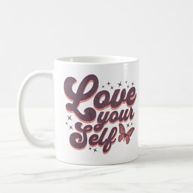 Liebe selbst Tasse (Links)