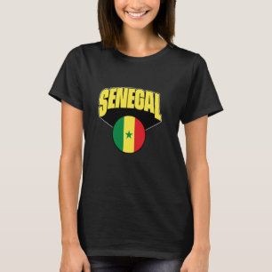 Liebe Senegal mit senegalesischer Flagge Senegal S T-Shirt