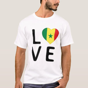 Liebe - senegalesische Flagge T-Shirt
