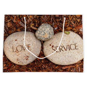 "Liebe" "Service" Spirituelle Religiöse Steine Große Geschenktüte