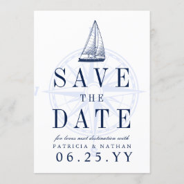 Liebe Sets Segel | Save the Date einladen