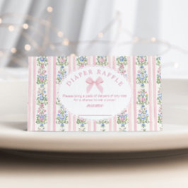 Liebe Shack Baby Bow Diaper Verlosung Begleitkarte