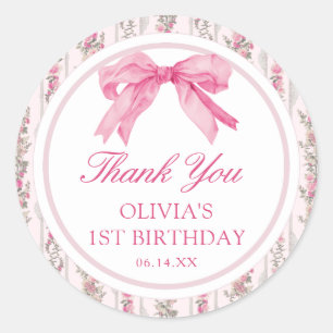 Liebe Shack Coquette Vielen Dank Runder Aufkleber