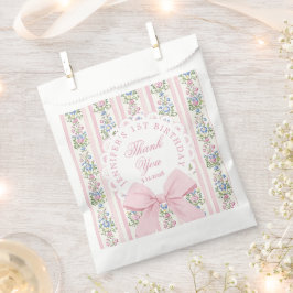 Liebe Shack Extravagant eine florale Coquette Bow Geschenktütchen