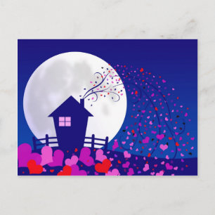 Liebe-Shack-Postkarte Postkarte