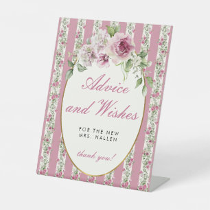 Liebe Shack Verlobte Advice wünscht Brautparty Sockelschild