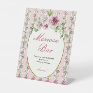 Liebe Shack Verlobte Brautparty Mimosa Bar Sockelschild