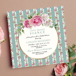 Liebe Shack Verlobte Floral Party Brautparty Einladung