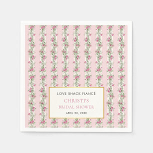 Liebe Shack Verlobte Garden Party Brautparty Serviette