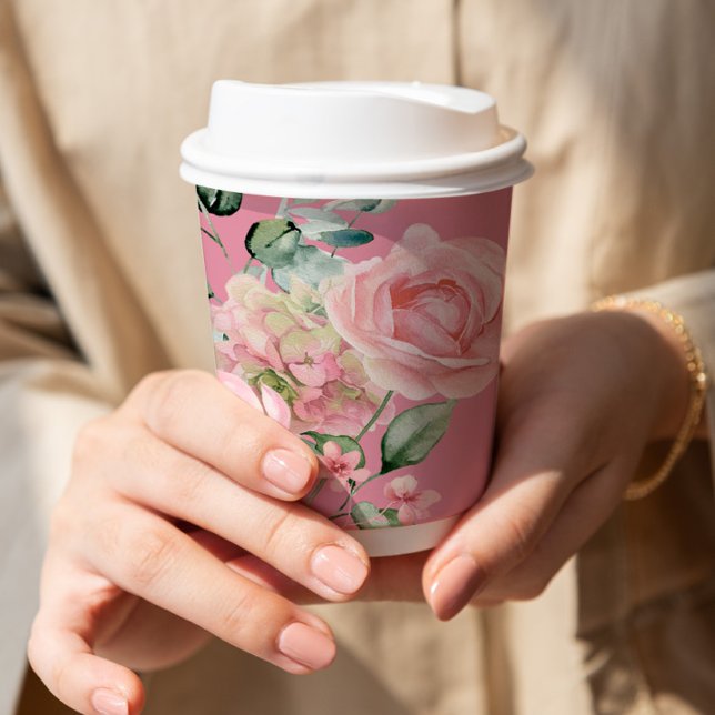 Liebe Shack Verlobte Garden Tea Party Brautparty Pappbecher (Von Creator hochgeladen)