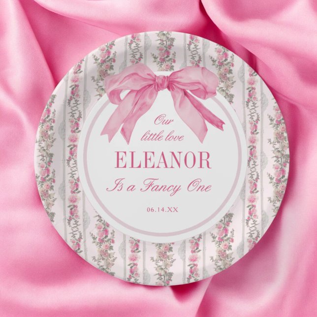 Liebe Shack Vintag Extravagant EIN Mädchen Geburts Pappteller (Von Creator hochgeladen)