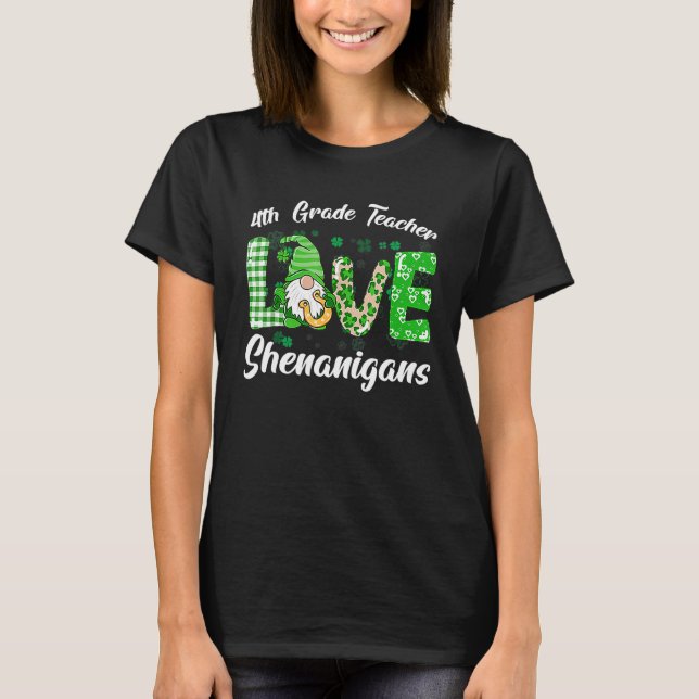 Liebe Shenanigans Funny St Patric T-Shirt (Vorderseite)