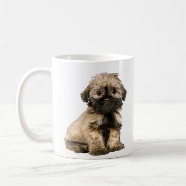 Liebe Shih Tzu Welpe Dog Kaffee-Cup Tasse (Links)
