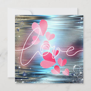 Liebe Shimmer Feiertagskarte