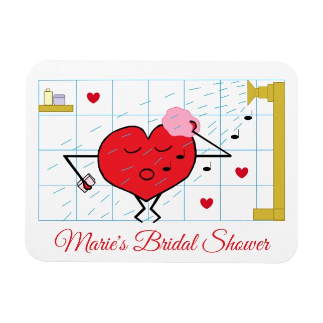 Liebe Shower Bridal Magnet (Horizontal)