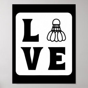Liebe Shuttle Dminton Poster