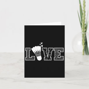 Liebe Shuttle Dminton Racket Karte