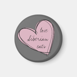 Liebe Siberians Magnet