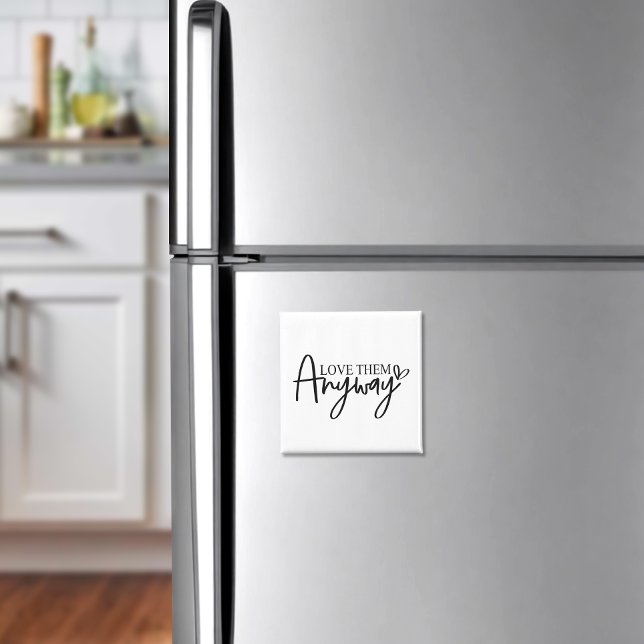 Liebe sie auf jeden Fall Glauben | Art | Hope Bibl Magnet (Von Creator hochgeladen)