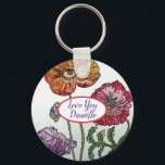 Liebe Sie benennen Red Poppies Wasserfarben Schlüs Schlüsselanhänger<br><div class="desc">Liebe Sie benennen Rot-und Rosa-Pole Wasserfarbe Schlüsselring. Ein tolles Geschenk für Ihren Liebsten,  basierend auf einem meiner originalen Aquarellbilder.</div>