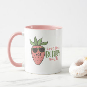 Liebe Sie Berry Much Strawberry Tasse