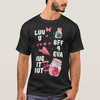 Liebe Sie BESTE FREUNDIN Valentinstag Niedlich VDa T-Shirt