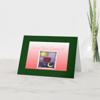 Liebe Sie Ehemann Feiertagskarte