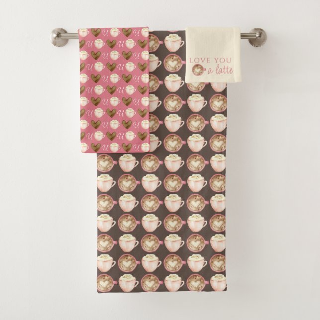 Liebe Sie ein "Latein Handtuch-Set" Badhandtuch Set (Insitu)