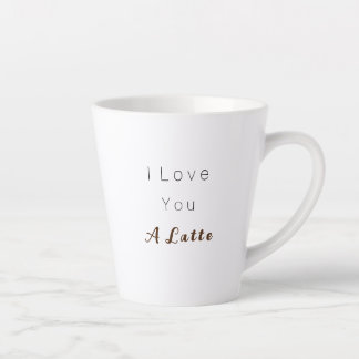 Liebe Sie eine Latte, latte Tasse