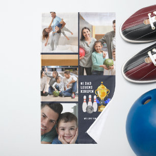 Liebe Sie eine Schüssel viel Vater Bowling Ball Handtuch