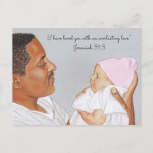Liebe Sie~Everlasting Liebe~Vater & Baby Postcard Postkarte