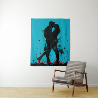 Liebe Sie Forever Medium (50" x 60") Tapestry Wandteppich