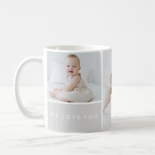 Liebe Sie Foto-Collage Tasse