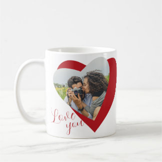 Liebe Sie Foto Herzkaffee Tasse