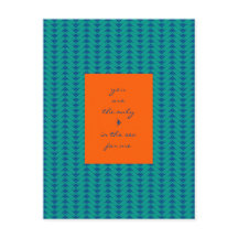 Liebe Sie Funny Modern Fish Pattern