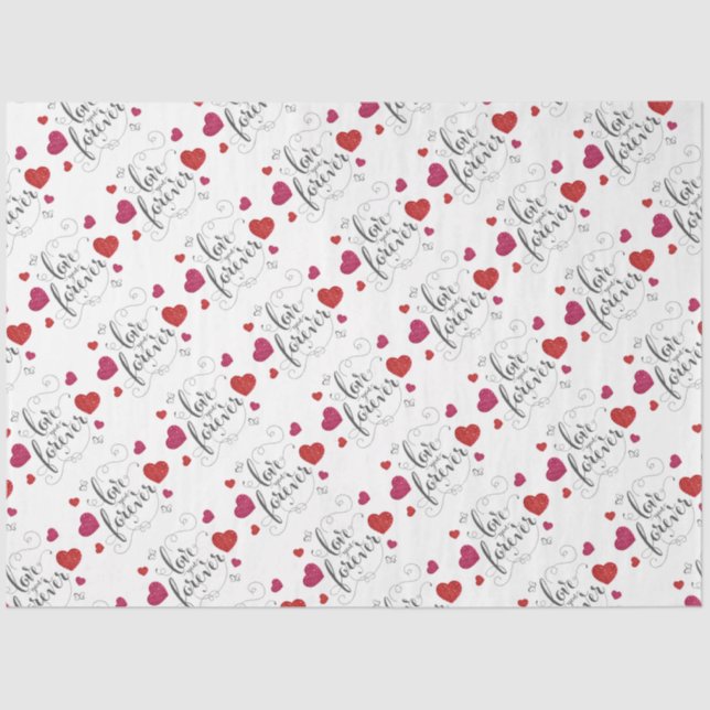 Liebe Sie für immer Gewebe Papier (Vorderseite)