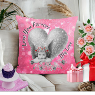 Liebe Sie für immer meine Liebe Niedlich Vintagen  Kissen