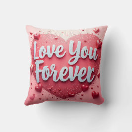 Liebe Sie für immer Pillow - Valentinstag Geschenk Kissen
