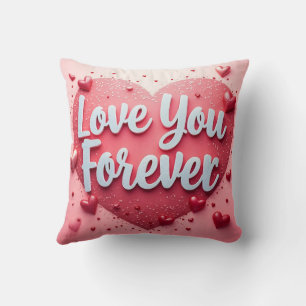 Liebe Sie für immer Pillow - Valentinstag Geschenk Kissen