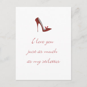 Liebe Sie genauso viel Postkarte