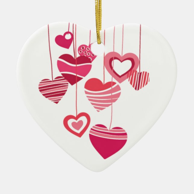 Liebe Sie Geschenkkollektion Keramik Ornament (Vorne)
