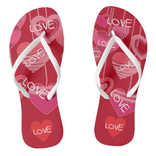 Liebe Sie Geschenkkollektionen Ladys Flip Flops